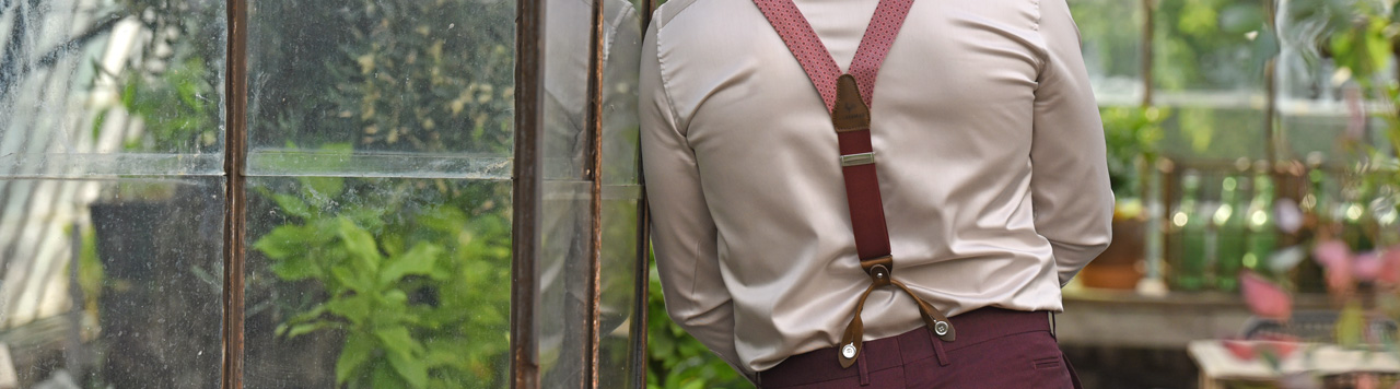 Suspenders grey