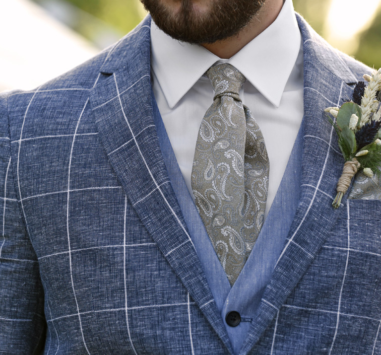 XL Neckties dark blue