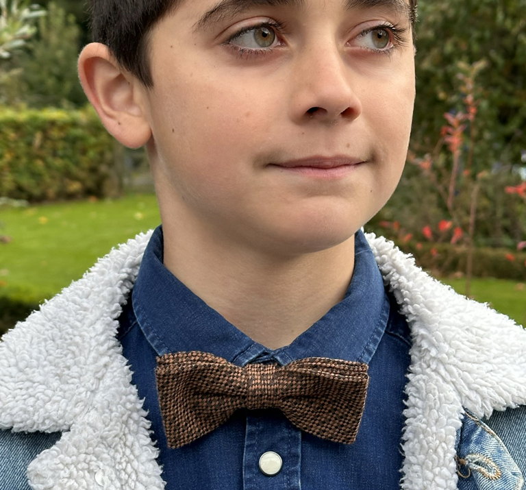 Bow ties brown