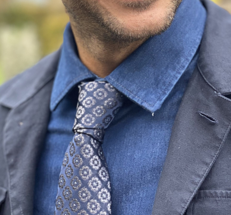 Neckties light blue