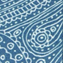 Sir Redman deluxe suspenders Paisley Sketch blue