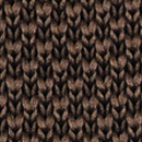 Sir Redman knitted bow tie dark brown