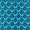 Necktie knitted cyan blue