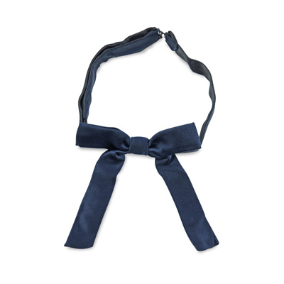 Kids bow tie dark blue