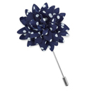 Lapel pin dahlia dots