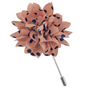 Lapel pin dahlia dots