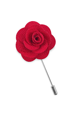 Lapel pin rose