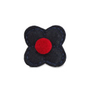 Lapel pin felt flower short