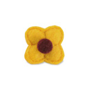 Lapel pin felt flower short