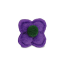 Lapel pin felt flower short