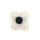 Lapel pin felt flower short