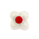 Lapel pin felt flower short