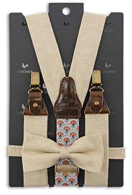 Sir Redman suspenders combi pack Festa Fortuna sabbia